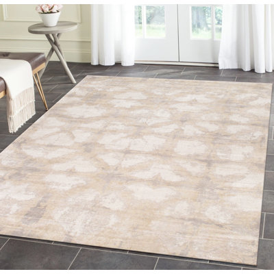 Shibori Viscose Abstract Indoor Rug