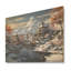 Paysage de montagne du temple bouddhiste de Chine - Chine sur impression sur bois-1492444463