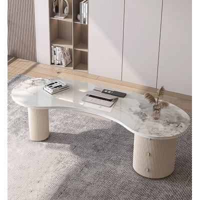 Bureau pratique en dalle arquée pour le bureau à domicile