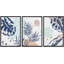 «Tropical Palm», 3 pièces, cadre flottant, impression sur toile-79731407-79731406