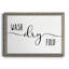 «Wash Dry Fold», art textuel sur toile-1056676993-1056677004