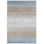 Demetra Rectangle Machine Woven Area Rug in Blue/Brown/Gray-1129027679