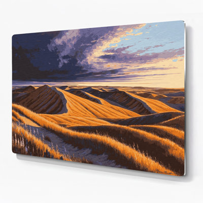 USA State Nebraska Black Metal Wall Art