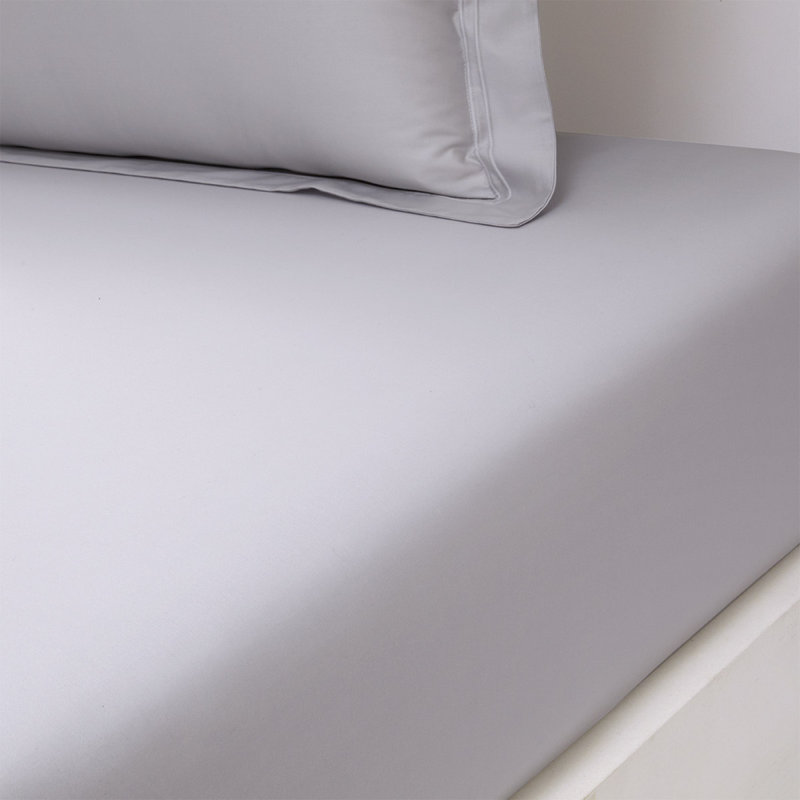 Triomphe Fitted Sheet, Full Fitted Sheet, Platine