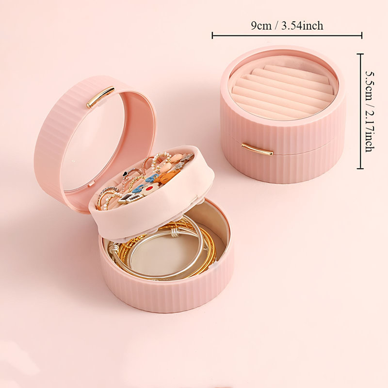 Boîte à bijoux +, Rose
