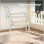 Chaise de salle à manger en fer avec revêtement E (ensemble de 2)
