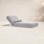 Méridienne Carli Sunbrella, gris argenté