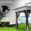 Pavillon de jardin pliable facile à installer, abri de jardin escamotable avec filet à fermeture éclair, sac de transport