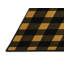 Tapis botanique brun lavable à la machine-133641650
