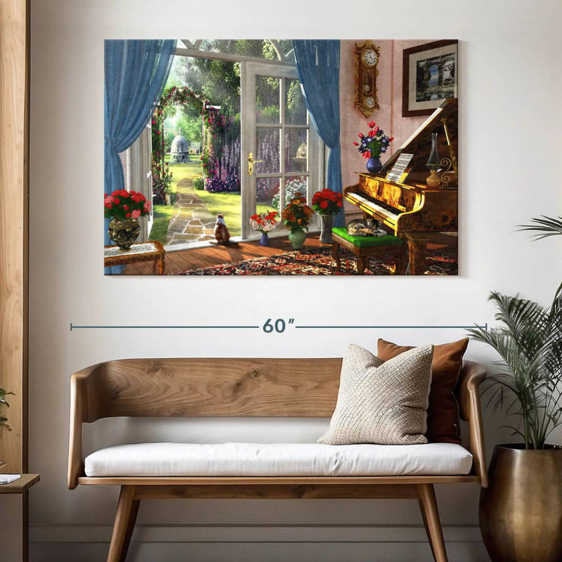 Lilie Room View, 34" H x 51" W