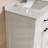 35.8" W Single Bathroom Vanity Set With Mirror and Sink