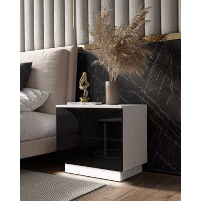 Varonique 2 Drawer Bedside Table