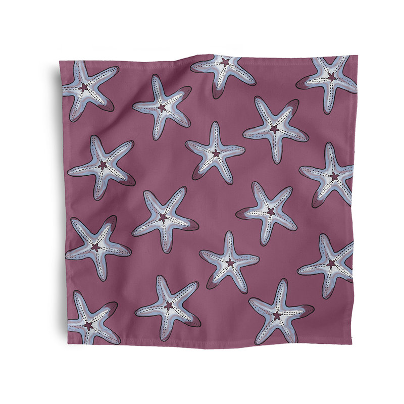 Tosha Polyester Square Napkin, Purple