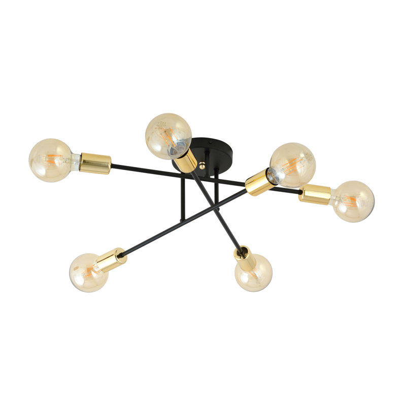 Murillo 6 - Light Sputnik Chandelier, Gold
