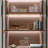 Piraveen Display Cabinet with Glass Doors and LED Lights-447915850