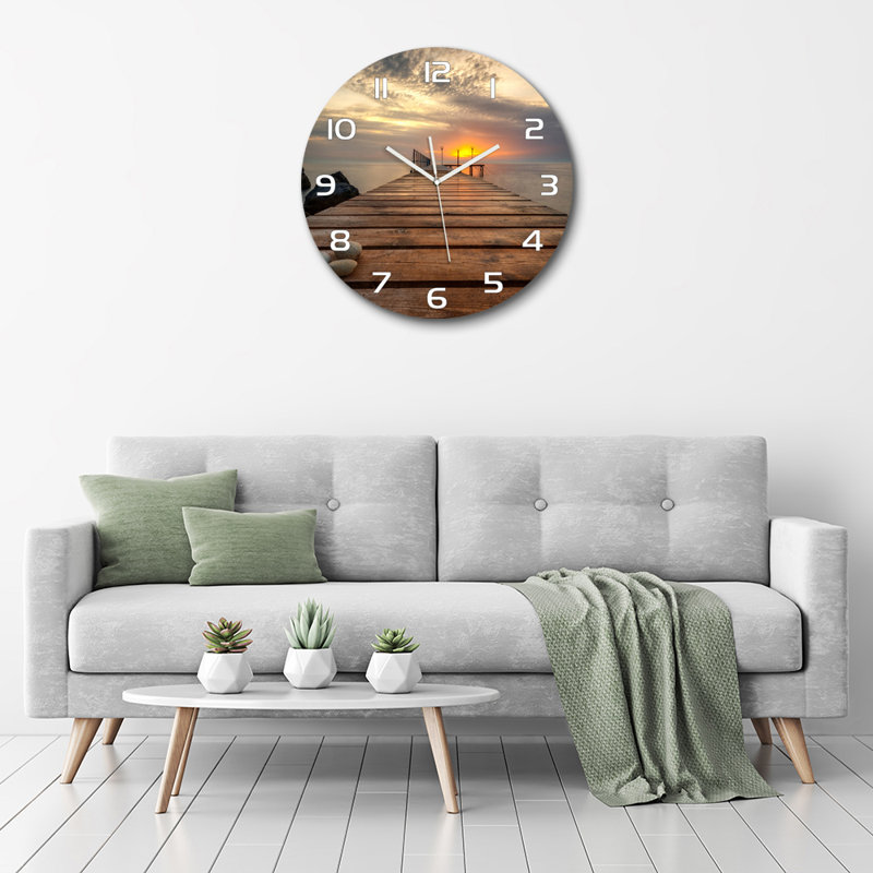 Jevion Glass Wall Clock