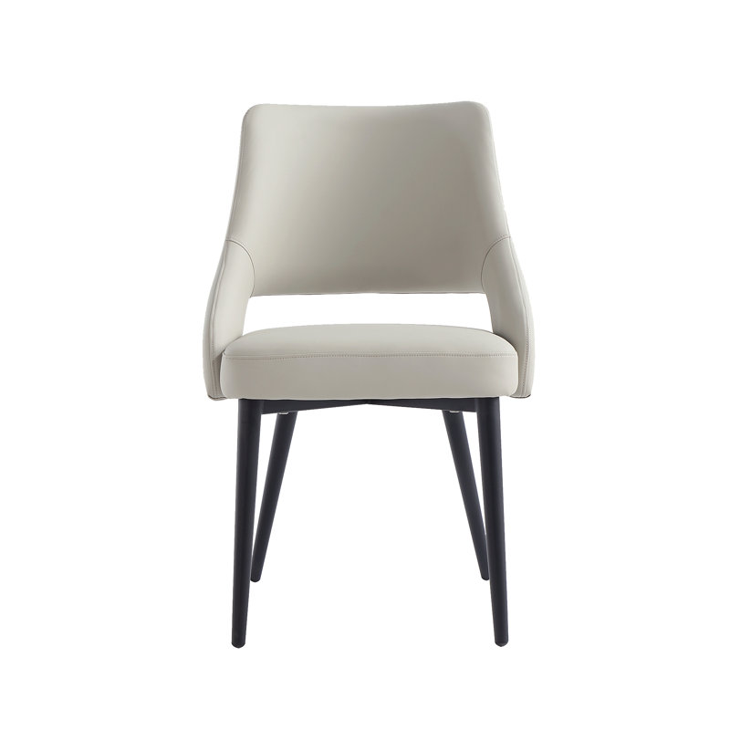 Chaise rembourrée en cuir Tremont, 1, Pierre