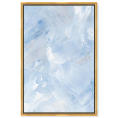 «Aqua Dreamscape III», impression sur toile, art mural bleu apaisant par Art Remedy