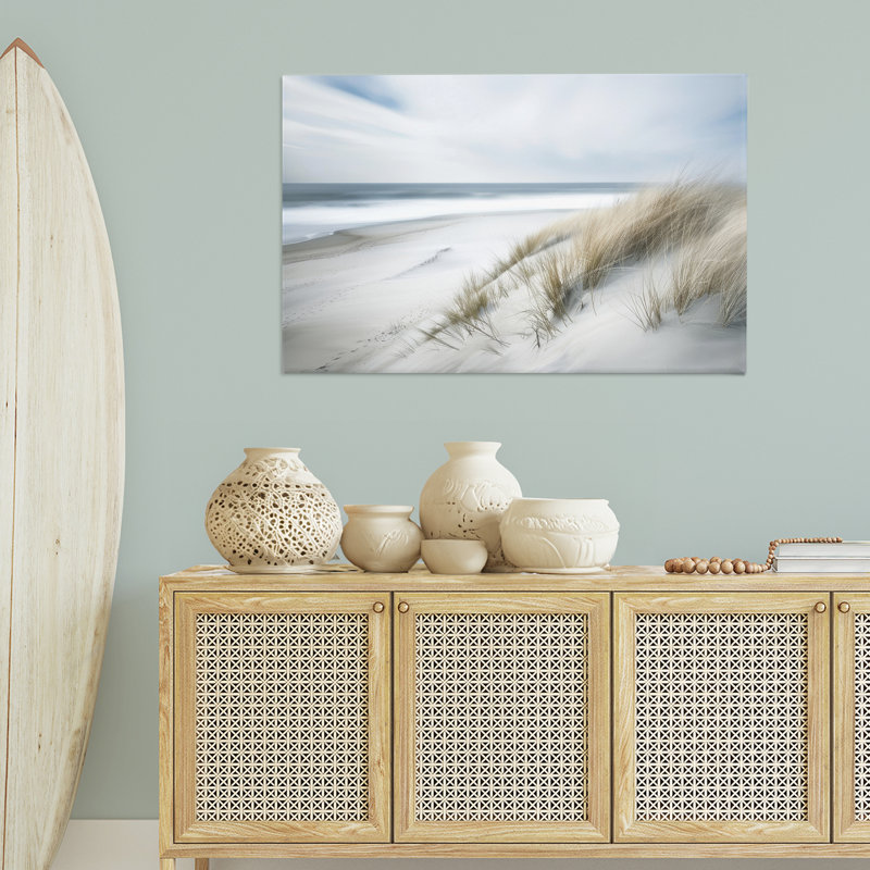«Beach Grass Landscape», art mural par Lazar Studio, H 30 po x l 45 po