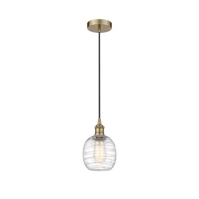 Luminaire suspendu simple à 1 lumière Amila