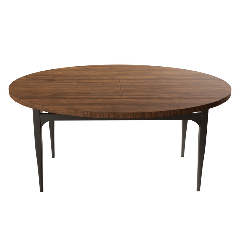 Extendable Table,Dining Table(1 Table), Brown Wood