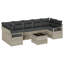289cm Wide Patio Sofa with Cushions