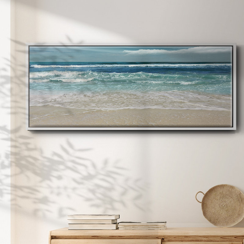Symphonie de la mer - toile encadrée, H 12 po x l 30 po