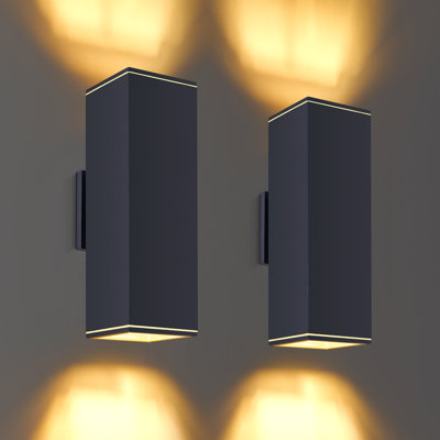 Luminaire mural d'extérieur moderne et moderne E26 noir mat, lumière de porche imperméable, applique extérieure, pour patio, garage, porte