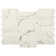 Statuario Celano Picket 14.13'' x 9.84'' Marble Look Glass Mosaic Wall and Floor Tile