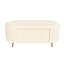 Banc de rangement moderne avec repose-pieds en tissu chenille pour le hall d'entrée de la chambre à coucher-128632666
