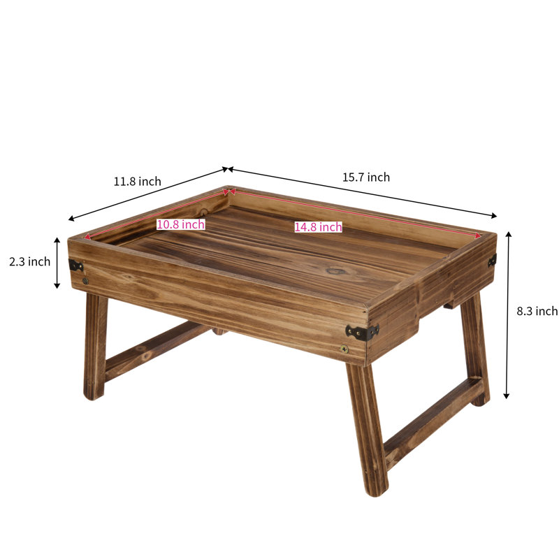 Rustic Laptop Breakfast Tray