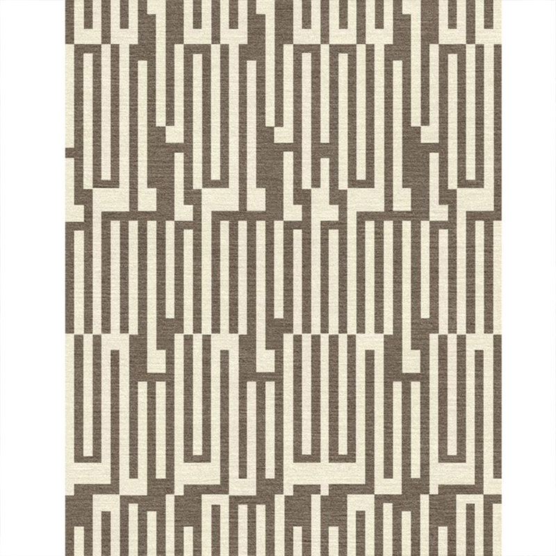 Alhambra Wool Abstract Area Rug in Beige/Brown