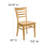 Lyman Ladder Back Wooden Restaurant Chair-23209930-124296863
