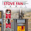 NETTA Magnetic 4 Blade Woodburner Stove Fan