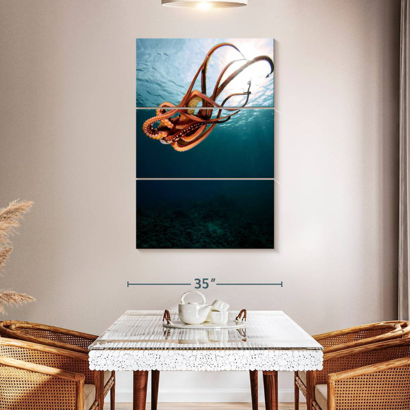 Brampt Diving Octopus, 38" H x 24" W