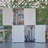 Outdoor Cabinet, Garage Storage Cabinet, Rust Proof Resin Garden Equipment Storage