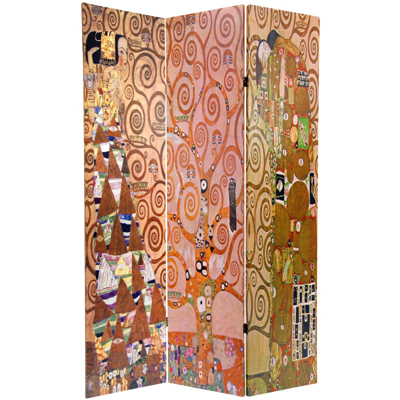 Gustav Klimt Double Sided Art Screen