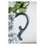 Pot à lait en céramique bleu et blanc avec poignée, vase décoratif en céramique H 12,2 po