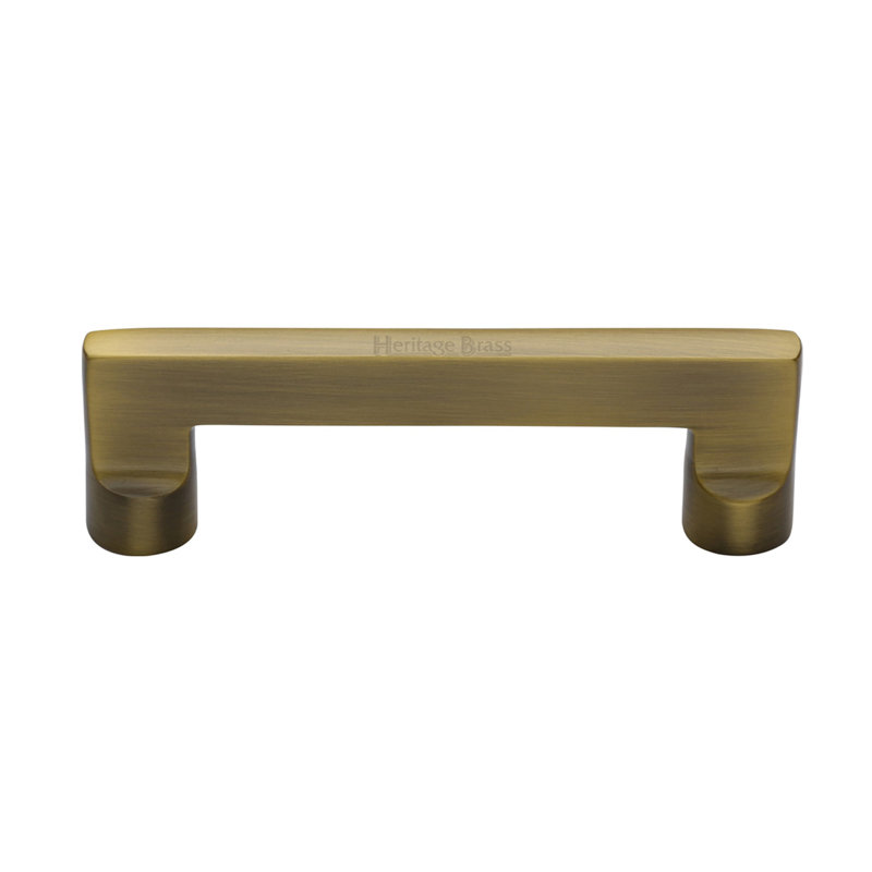 Heritage Brass Heritage Cabinet Pull Apollo Design, Antique Brass, 1cm H x 11.5 cm W x 3.5cm D