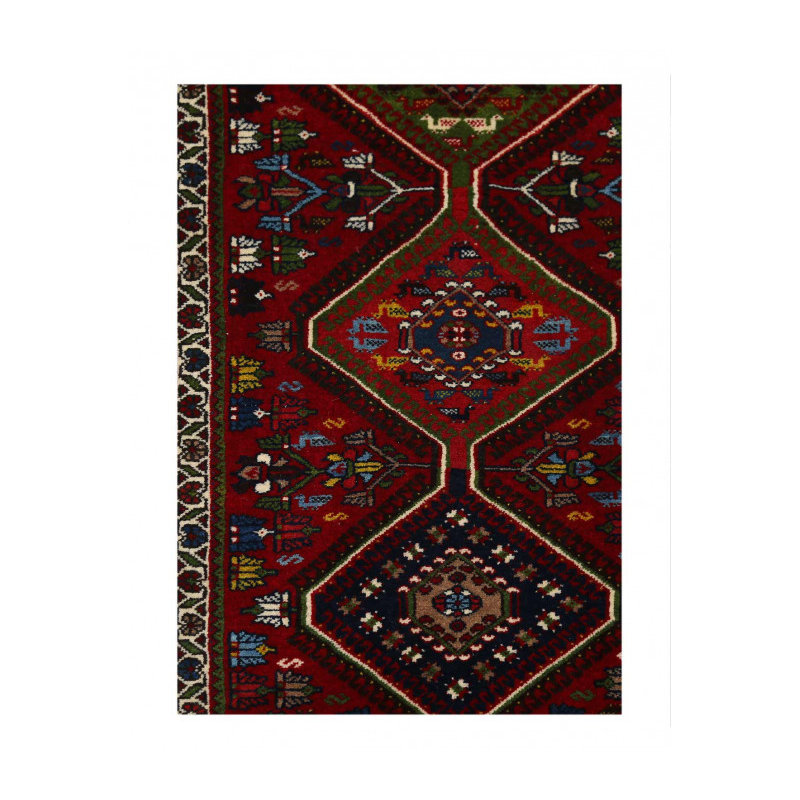 Fine Hand knotted Persian Yalameh runner 2'1"X6'4"