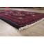 Tapis décoratif en laine rouge foncé de conception unique 3 pi 4 po x 5 pi 11 po noué à la main New Age Balouch