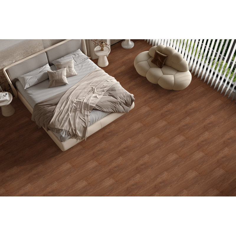 45.72 cm x 15.24 cm Vinyl Floor Tiles, 50 Per Pack, Classic Oak
