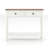 Farmhouse Style Console Table With 2 Drawer And Bottom Storage Shelf For Entryway-1997626280