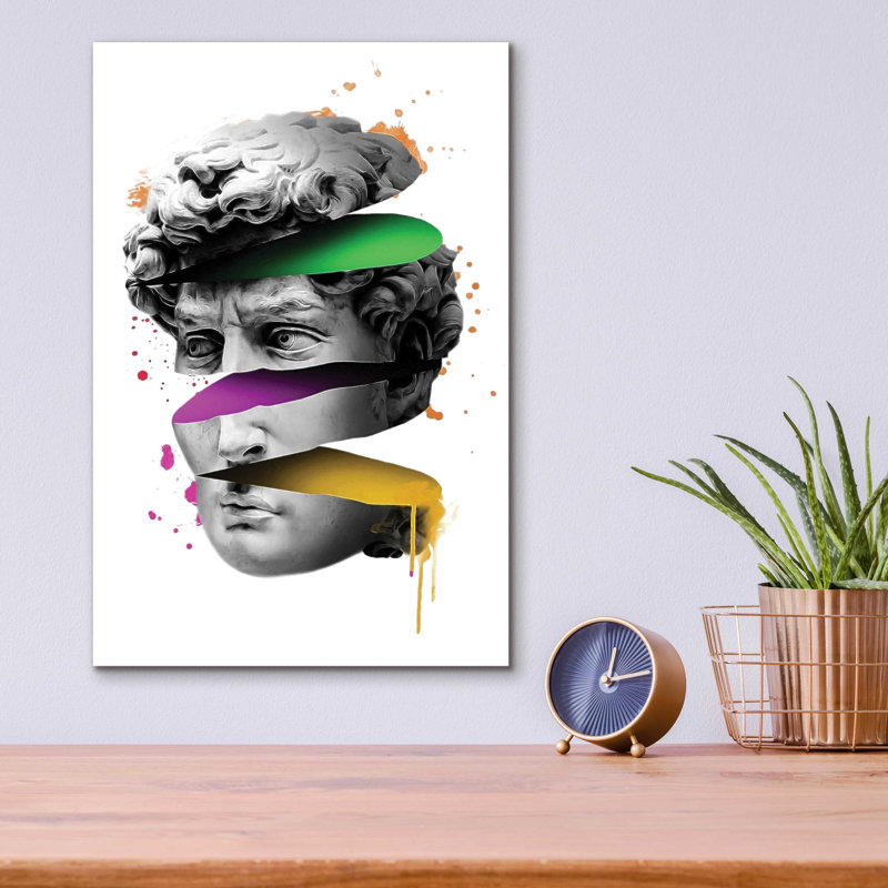 Michelangelo David Slice by - impression sans cadre, L 12 po x H 16 po