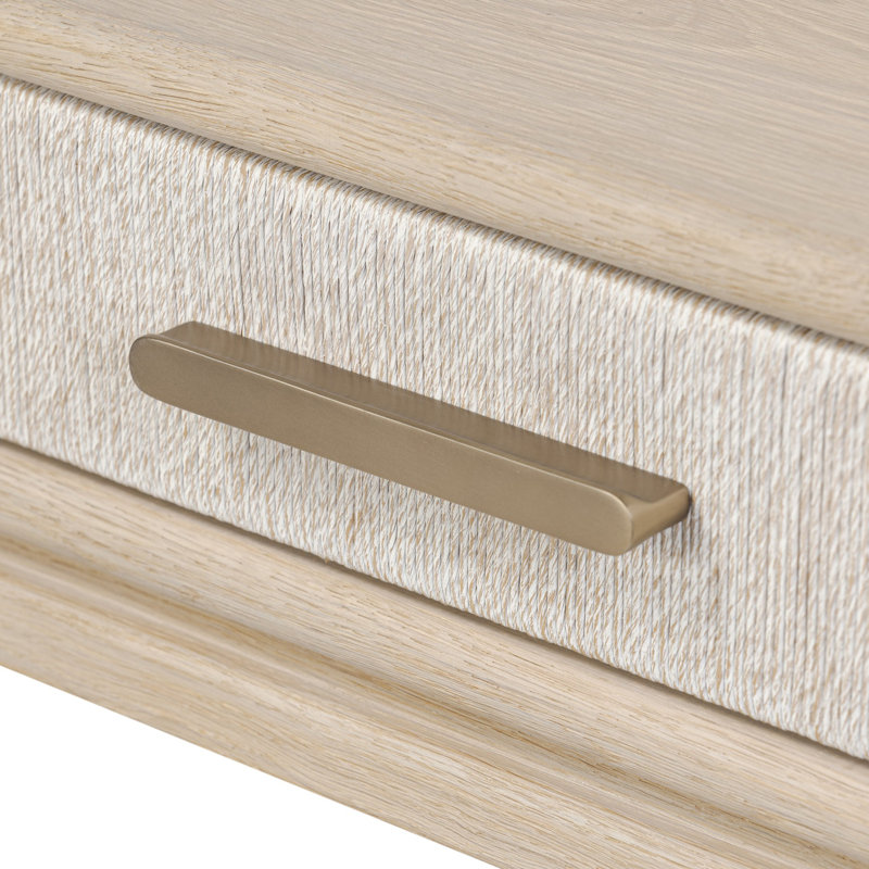Rosenell Console Table-Natural Oak Veneer, Natural Oak Veneer