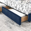 Cadre de lit double capitonné avec rangement pleine grandeur, cadre de canapé-lit avec dossier et accoudoirs confortables, lit double pour chambre à coucher, salon-2084817977