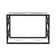 Wynnifred 42'' Glass Top Console Table