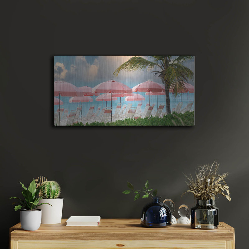 «Umbrellas» par Dennis Frates, H 12 po x l 24 po