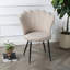 Faulks Mini Flora Boucle Accent Chair - Beige Fabric