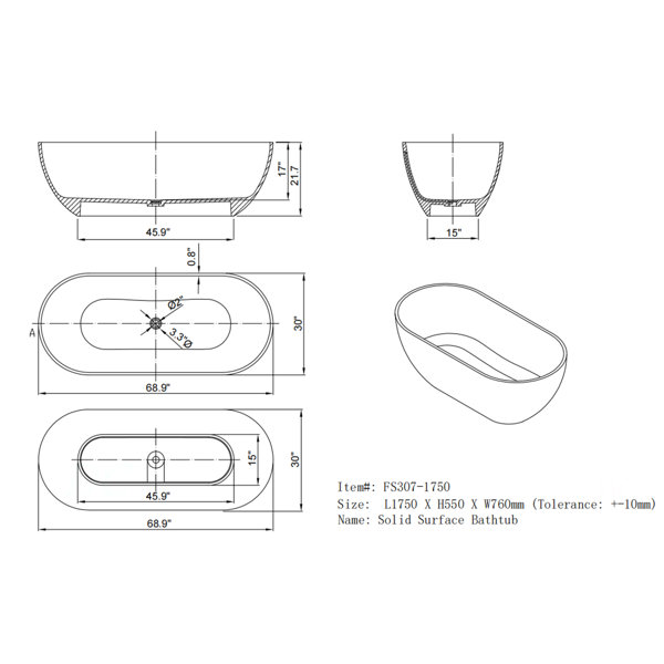 Dimensions du produit